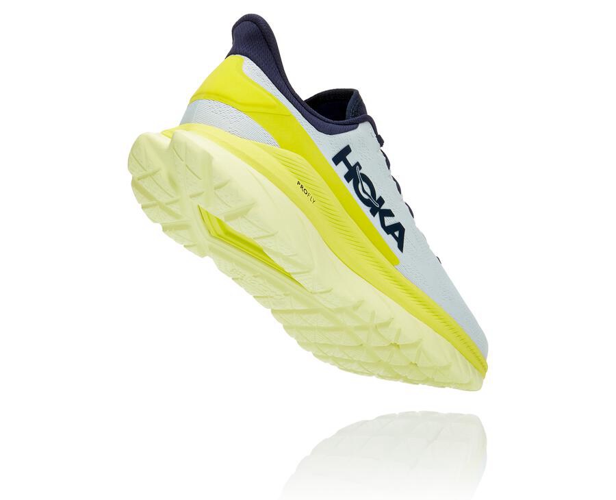 Tenis Hoka One One Masculino Branco - Mach 4 - 982-TNGLRQ